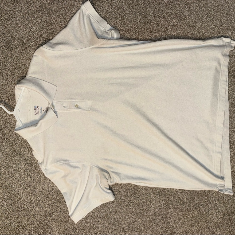 Croft & Barrow Classic White Polo